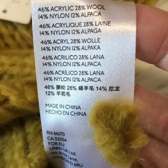 NWT Anthropologie Pilcro Mustard Cowl Neck Sweater - Picture 8 of 13